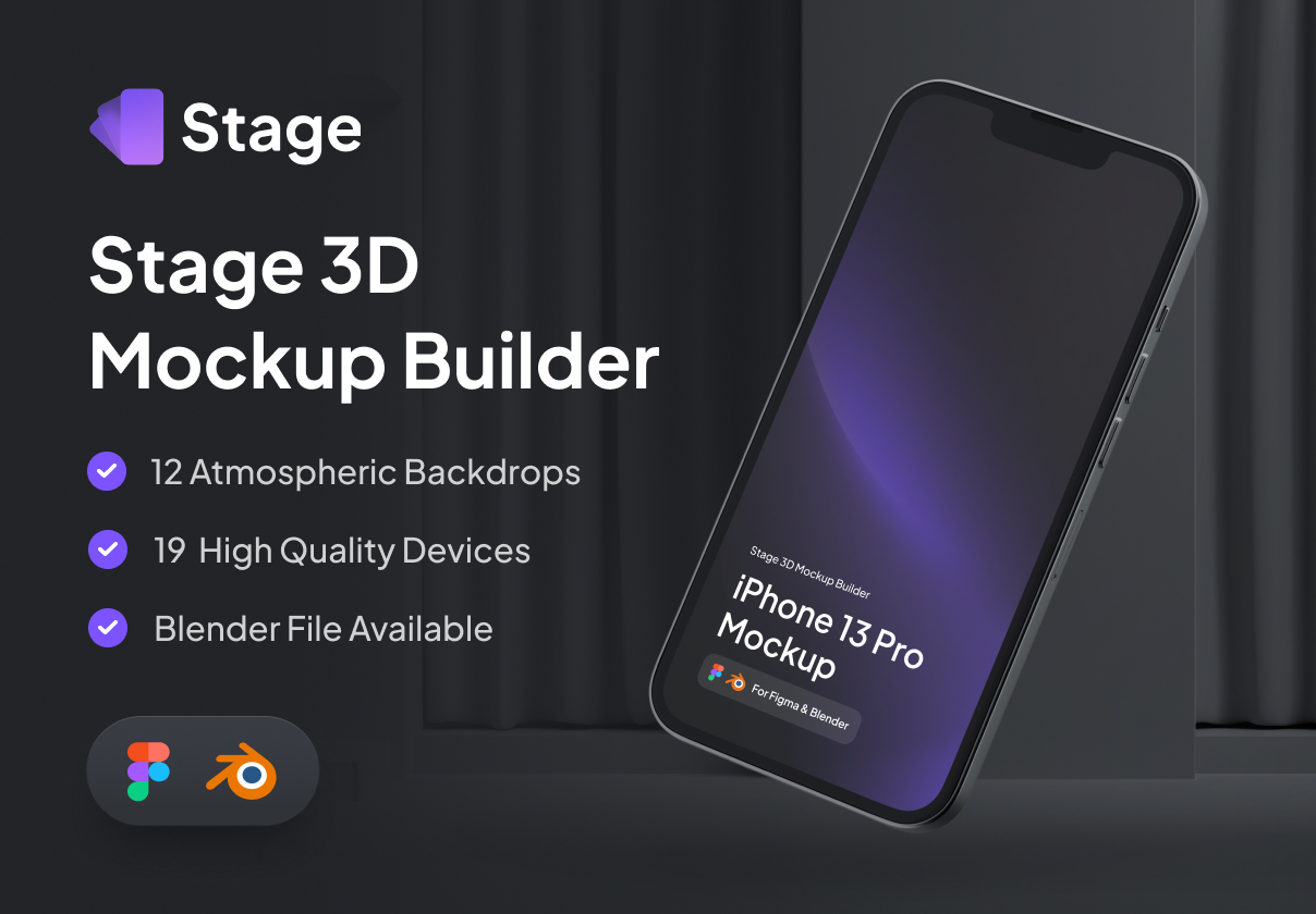 Stage 3D Mockup Builder